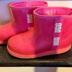 UGG Vibrant Pink Ankle Boots